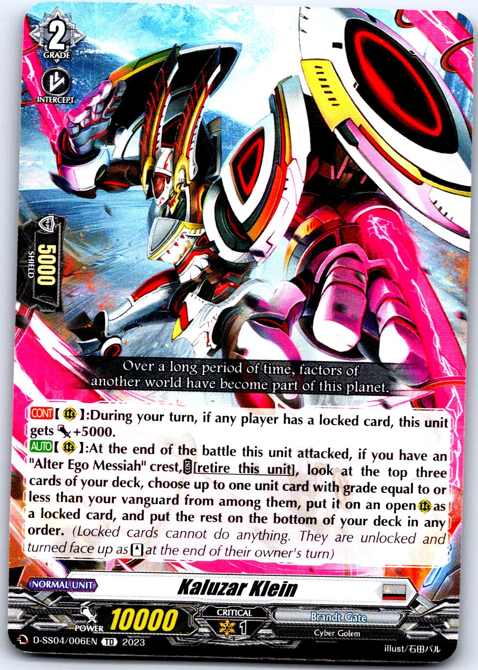 KALUZAR KLEIN D-SS04/006EN TRIAL DECK CARDFIGHT!! VANGUARD MP