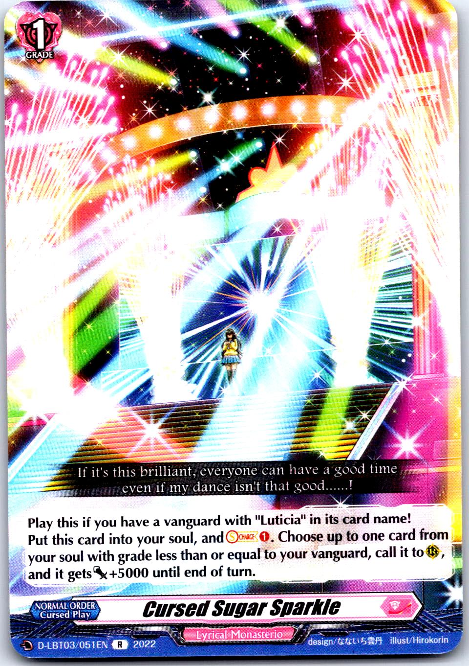 CURSED SUGAR SPARKLE D-LBT03/051EN R CARDFIGHT!! VANGUARD MP