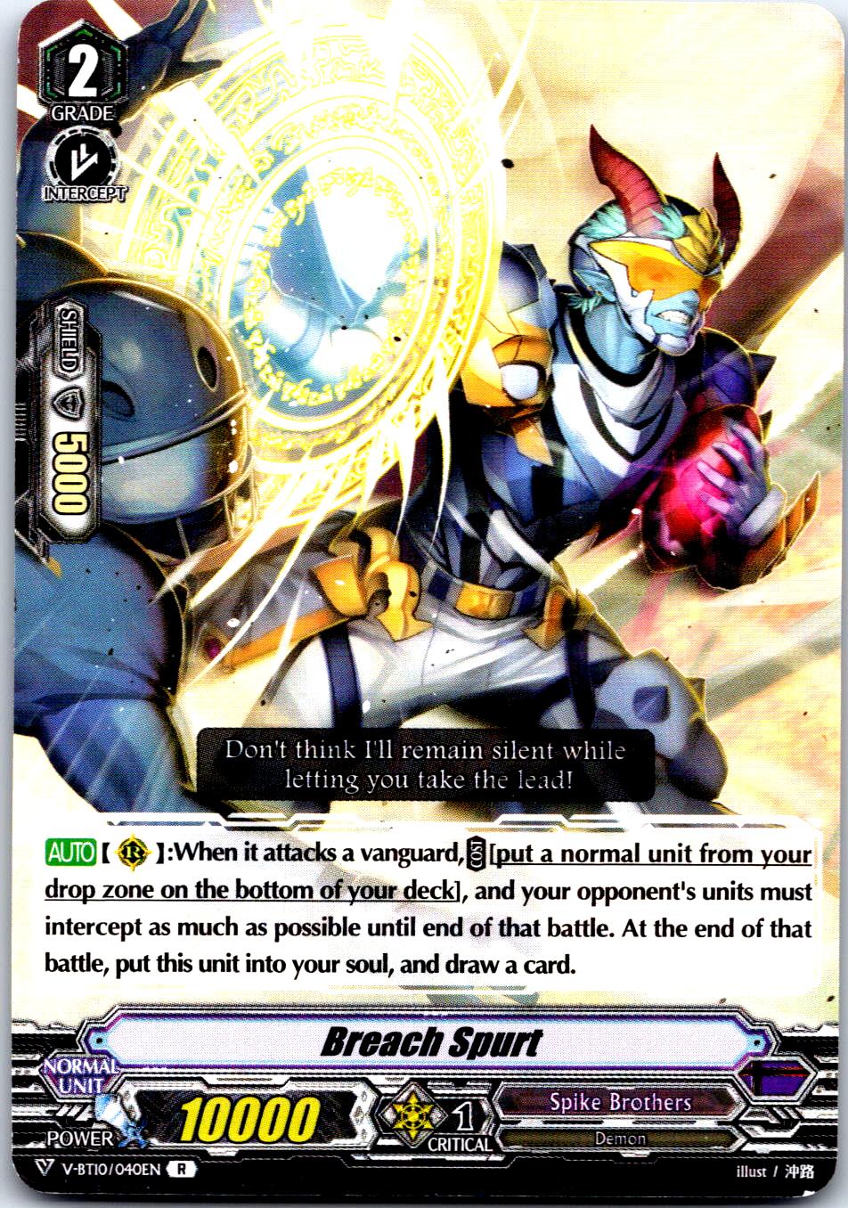 BREACH SPURT V-BT10/040EN R CARDFIGHT!! VANGUARD MP
