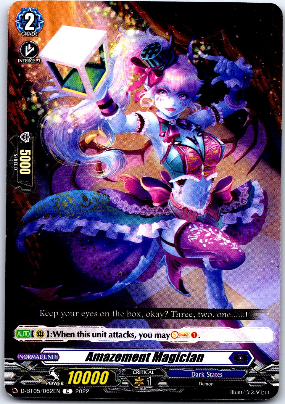 AMAZEMENT MAGICIAN D-BT05/062EN C CARDFIGHT!! VANGUARD MP