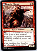 FEARFUL VILLAGER // FEARSOME WEREWOLF 157 C MAGIC: THE GATHERING MP