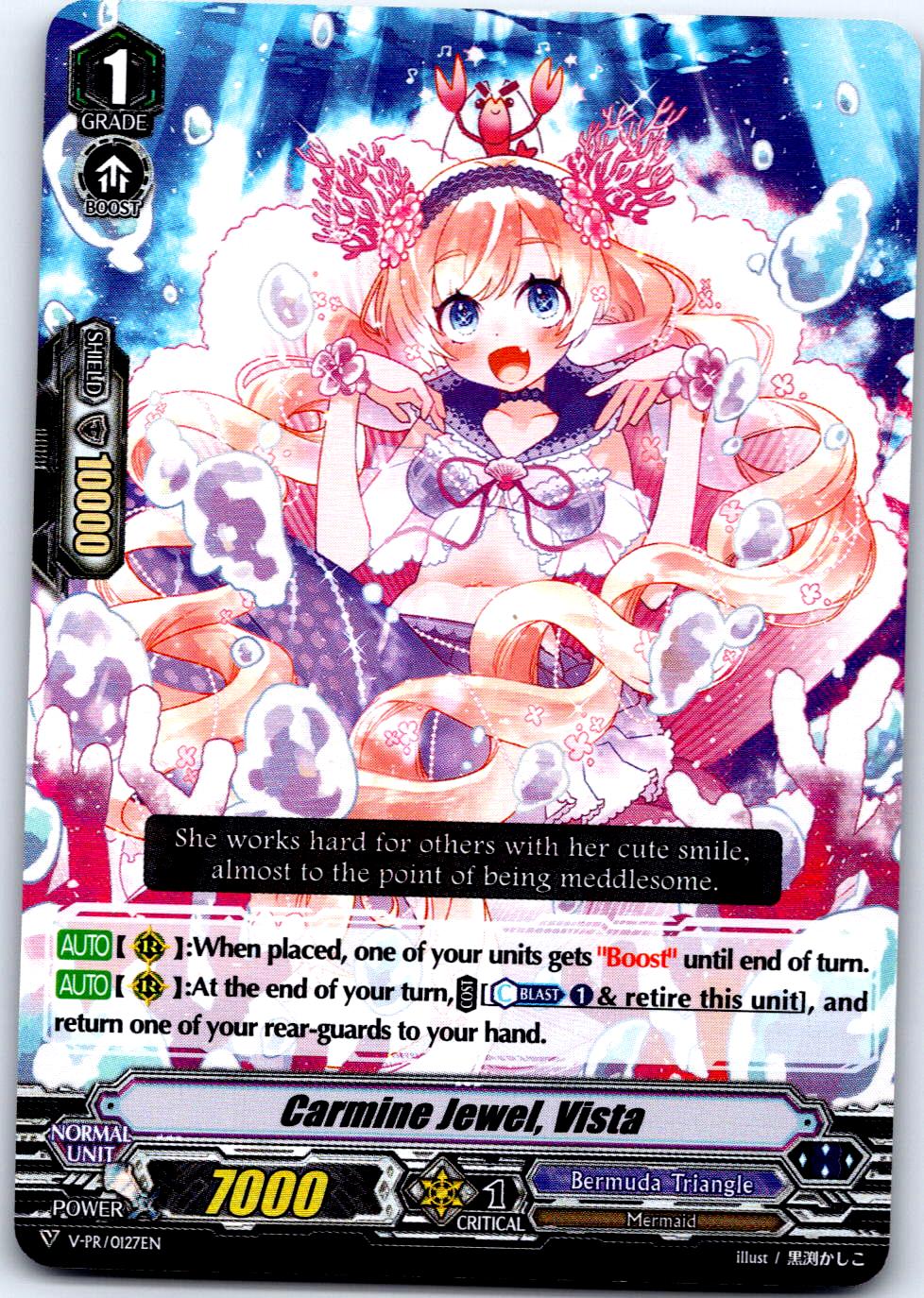 CARMINE JEWEL, VISTA V-PR/0127EN P CARDFIGHT!! VANGUARD MP