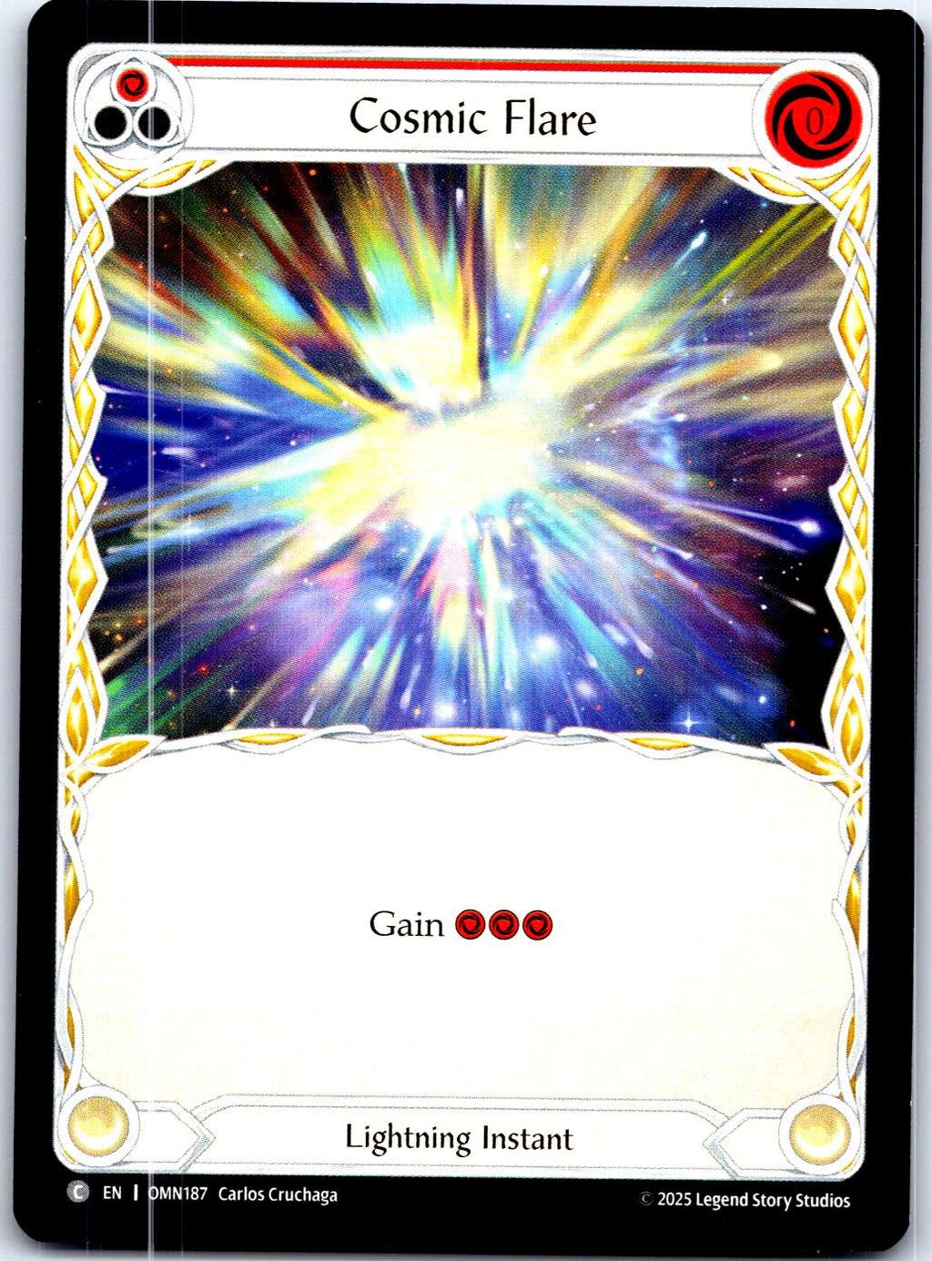 COSMIC FLARE (RED) OMN187 C FLESH AND BLOOD MP