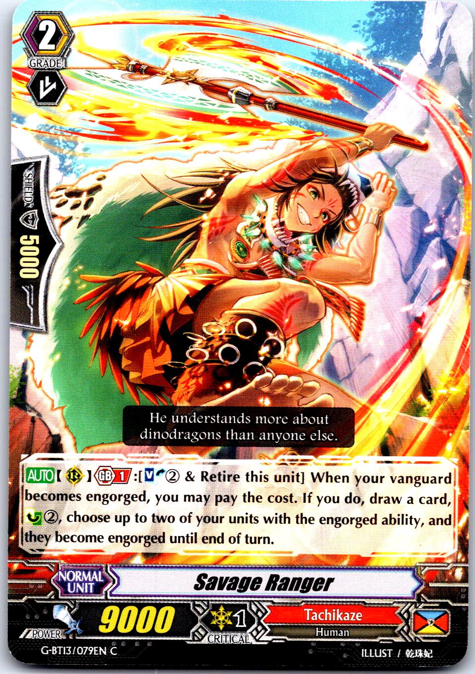 SAVAGE RANGER G-BT13/079EN C CARDFIGHT!! VANGUARD MP