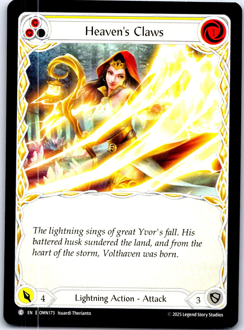 HEAVENS CLAWS (YELLOW) OMN174 C FLESH AND BLOOD MP