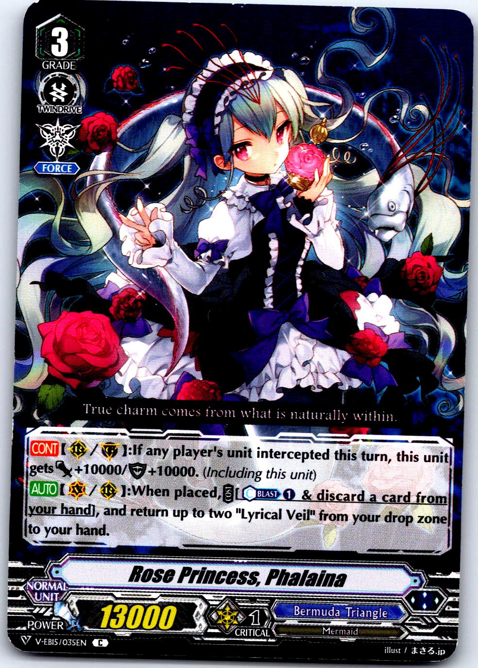 ROSE PRINCESS, PHALAINA V-EB15/035EN C CARDFIGHT!! VANGUARD MP