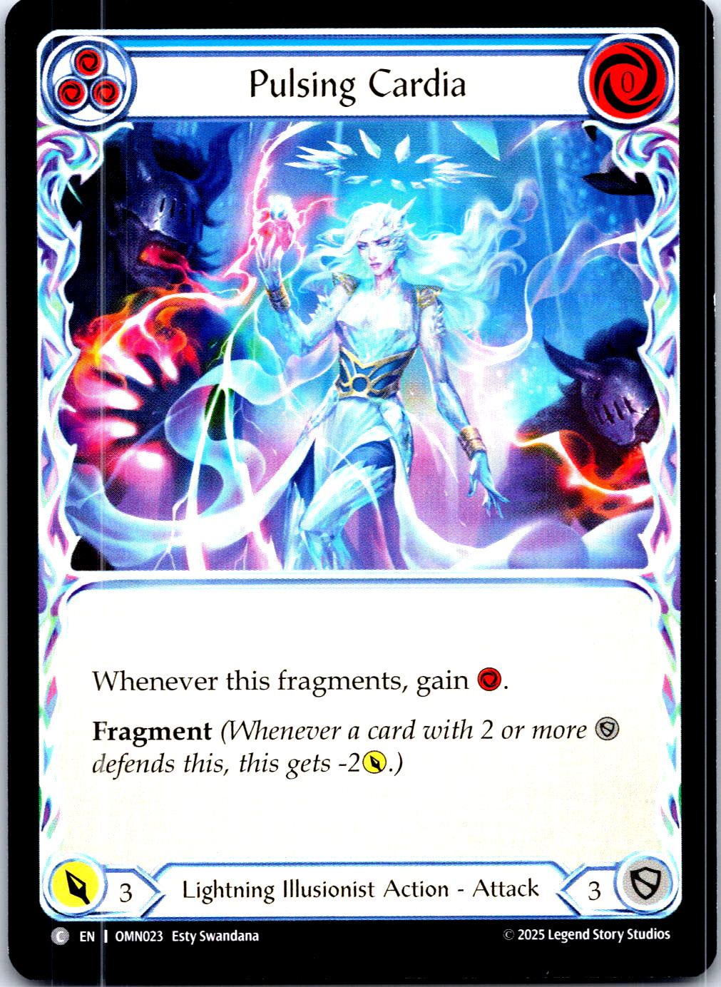 PULSING CARDIA (BLUE) OMN023 C FLESH AND BLOOD MP