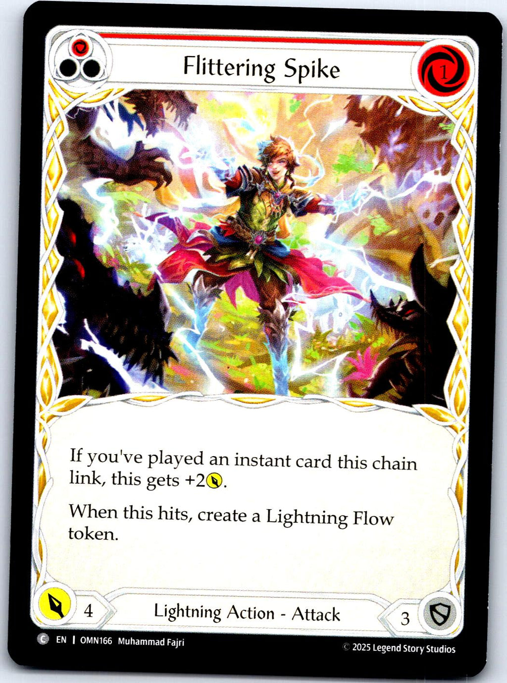 FLITTERING SPIKE (RED) OMN166 C FLESH AND BLOOD MP