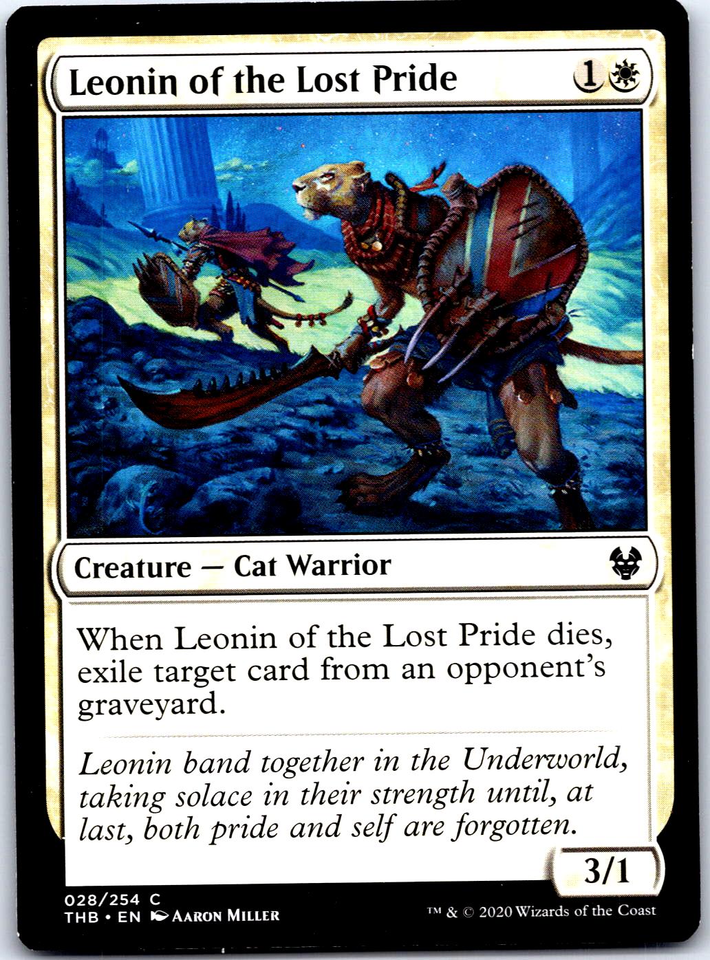 LEONIN OF THE LOST PRIDE 28 C MAGIC: THE GATHERING MP