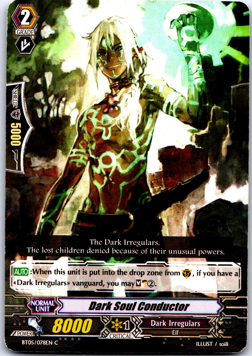 DARK SOUL CONDUCTOR BT05/078EN C CARDFIGHT!! VANGUARD MP