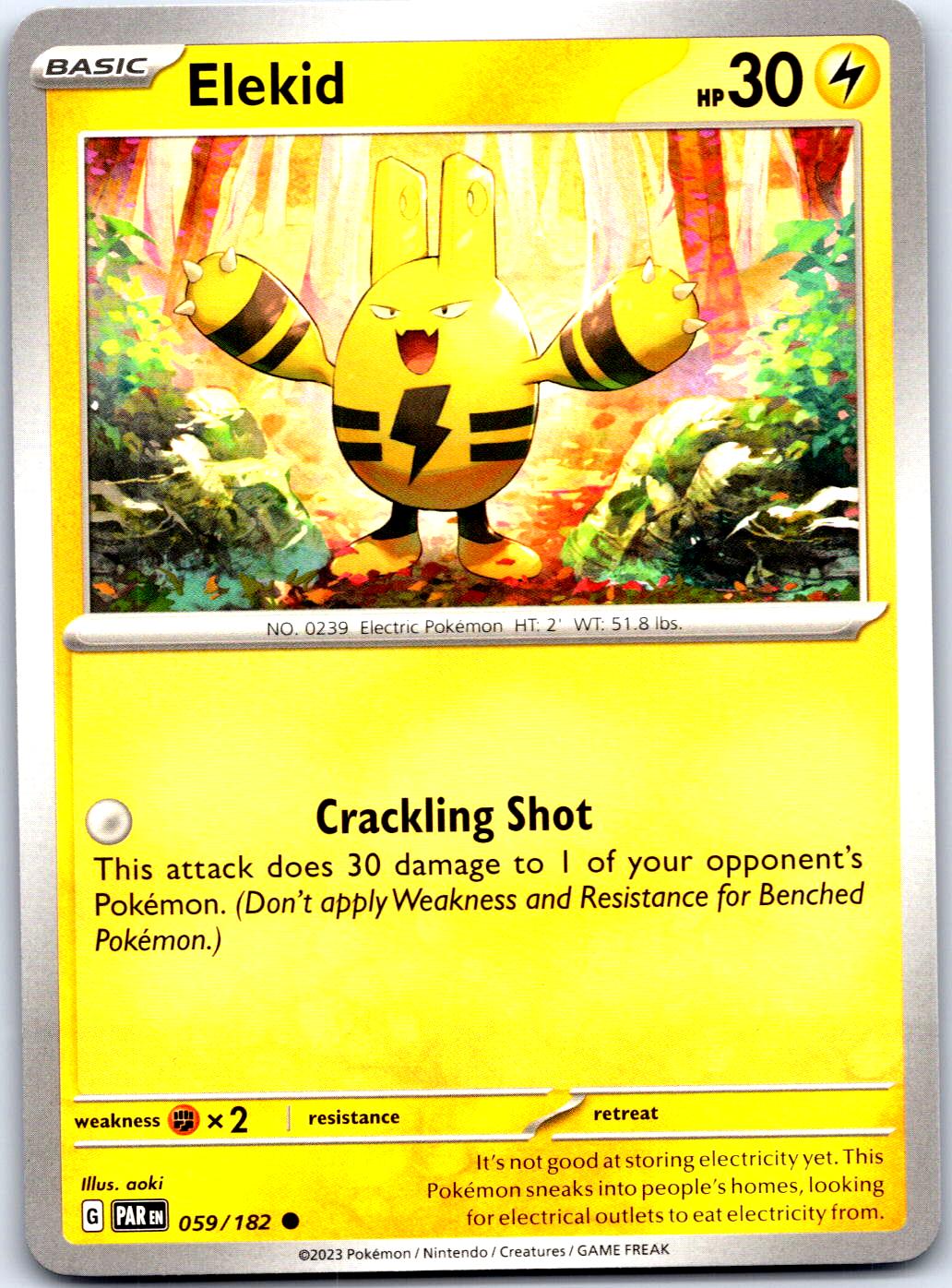 ELEKID 059/182 C POKEMON MP