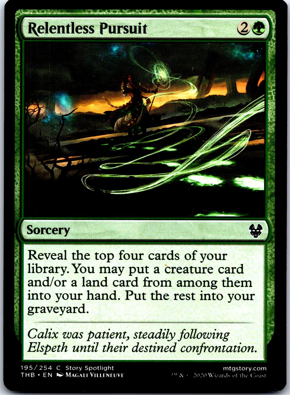 RELENTLESS PURSUIT 195 C MAGIC: THE GATHERING MP