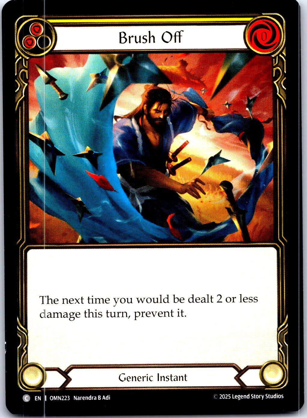 BRUSH OFF (YELLOW) OMN223 C FLESH AND BLOOD MP