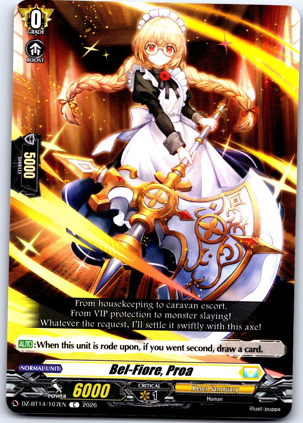 BEL-FIORE, PROA DZ-BT14/107EN C CARDFIGHT!! VANGUARD LP
