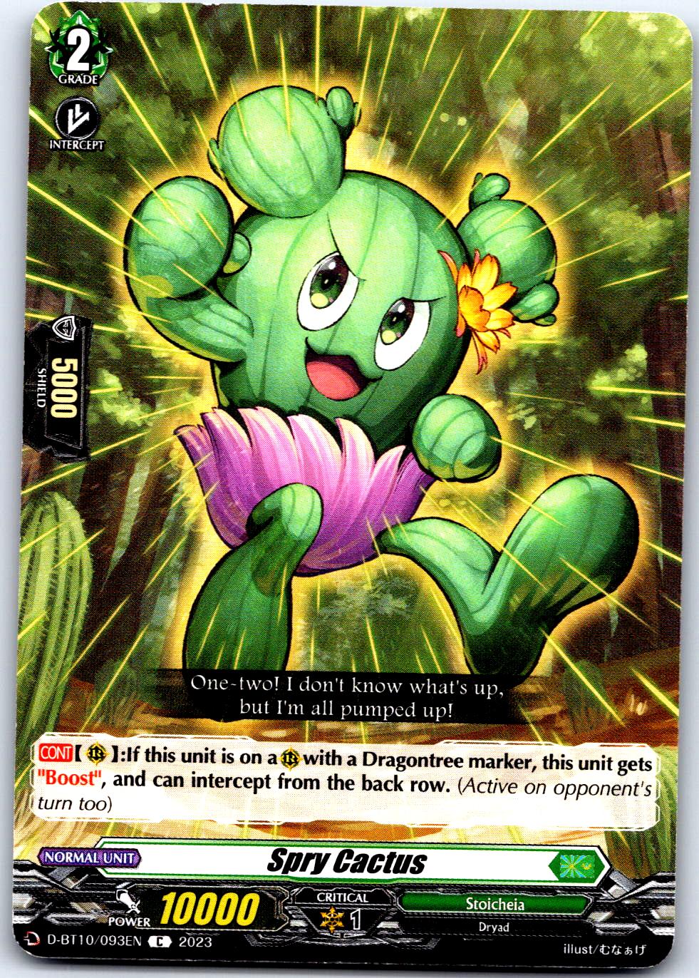 SPRY CACTUS D-BT10/093EN C CARDFIGHT!! VANGUARD MP