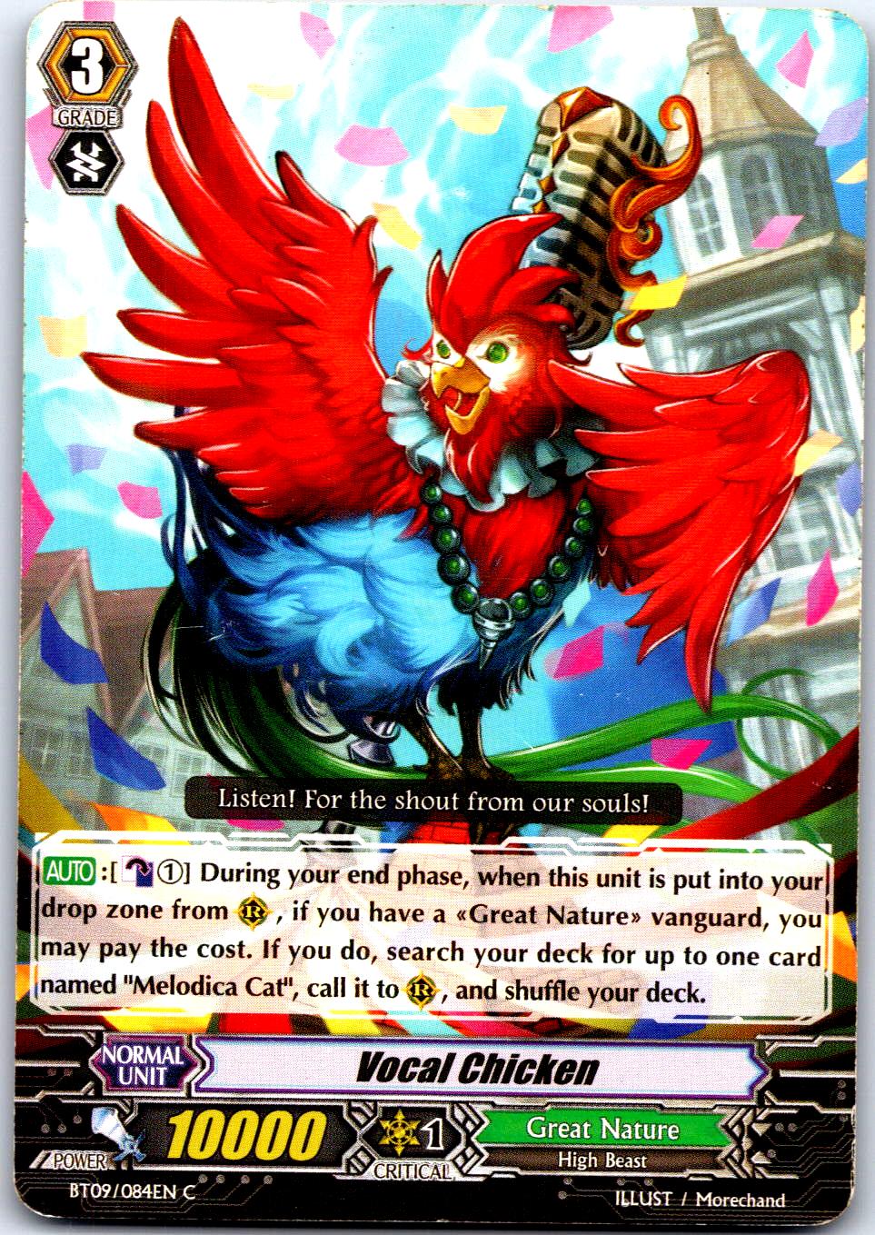 VOCAL CHICKEN BT09/084EN C CARDFIGHT!! VANGUARD MP