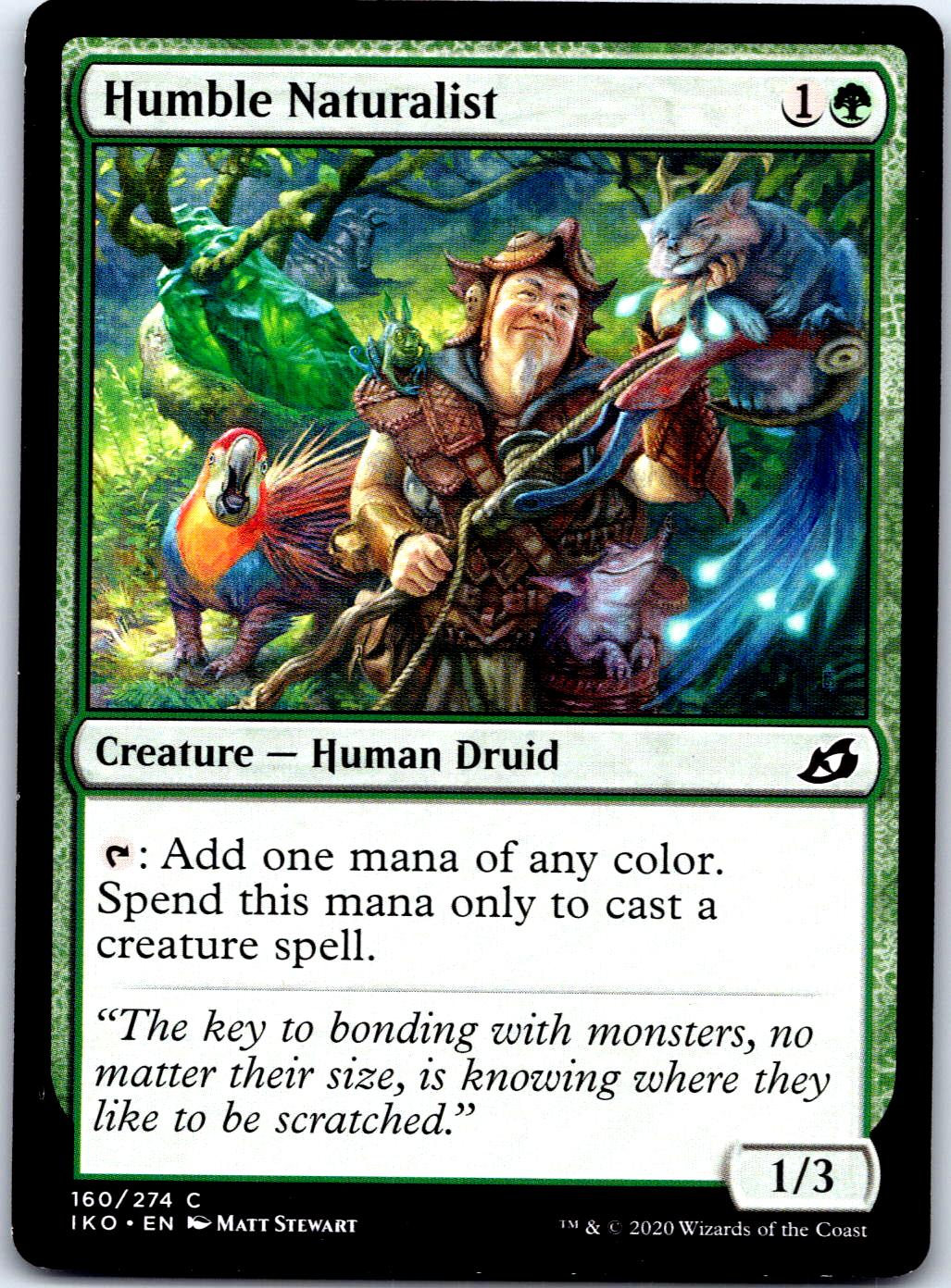 HUMBLE NATURALIST 160 C MAGIC: THE GATHERING MP
