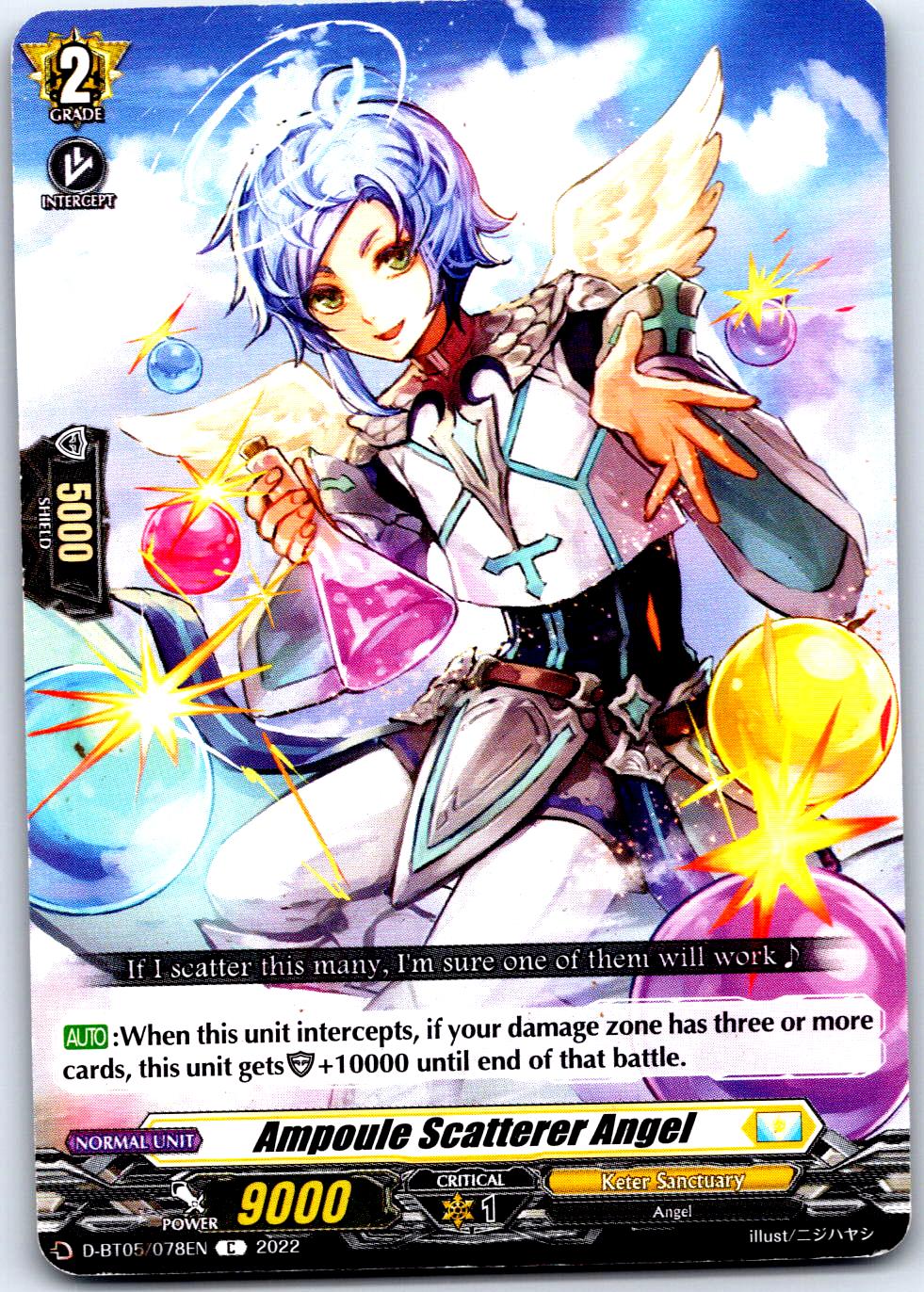 AMPOULE SCATTERER ANGEL D-BT05/078EN C CARDFIGHT!! VANGUARD HP