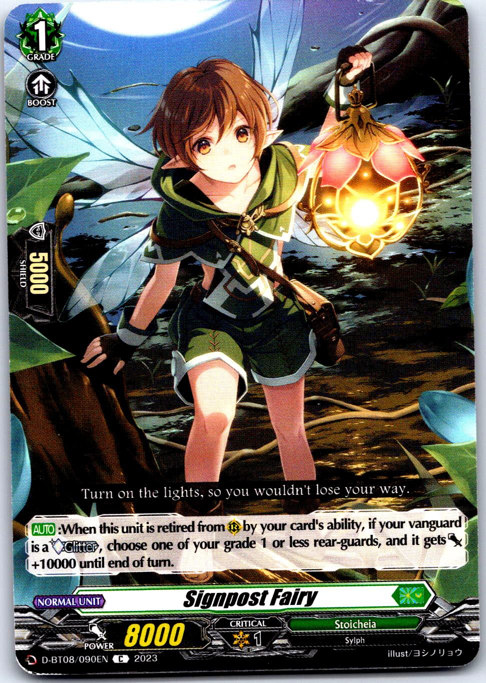 SIGNPOST FAIRY D-BT08/090EN C CARDFIGHT!! VANGUARD MP