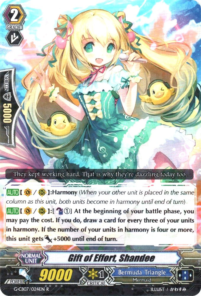 Gift of Effort, Shandee