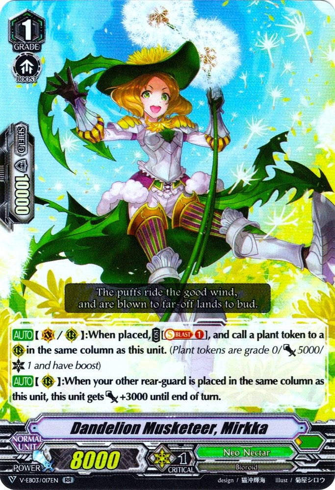 Dandelion Musketeer, Mirkka