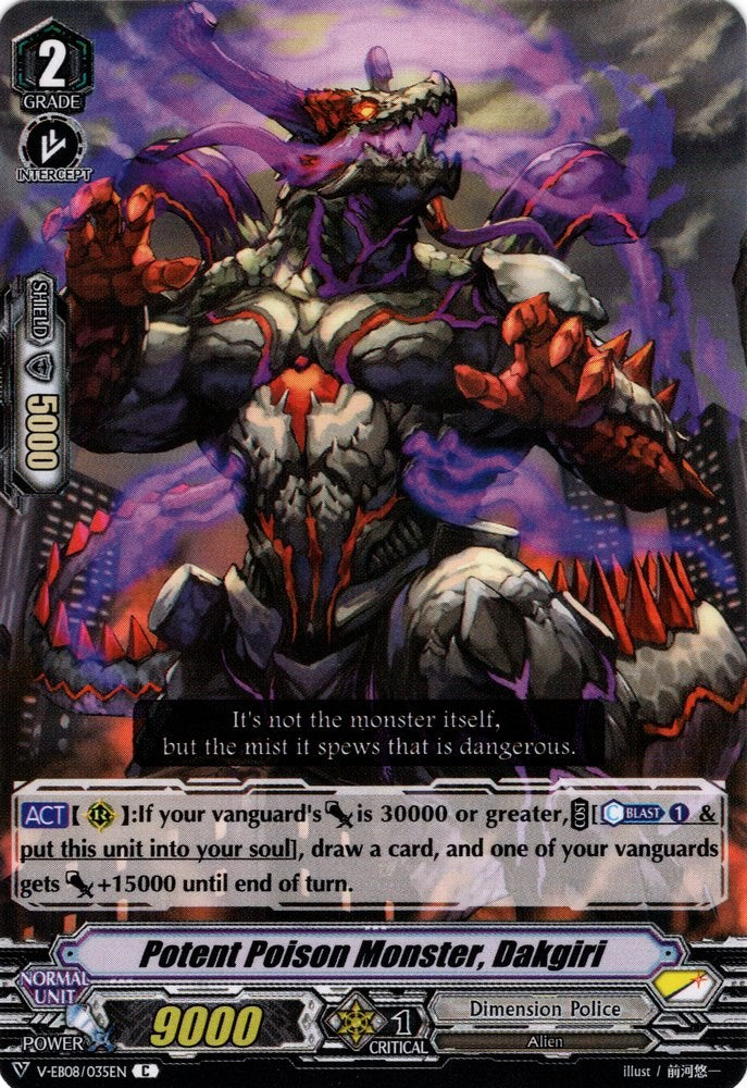 Potent Poison Monster, Dakgiri