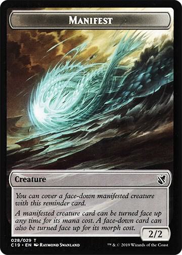 Saproling // Manifest Double-Sided Token (Back)