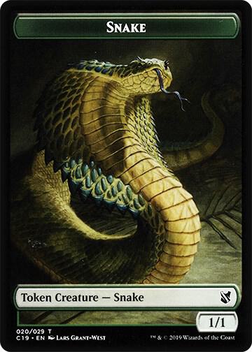 Plant // Snake Double-Sided Token (Back)