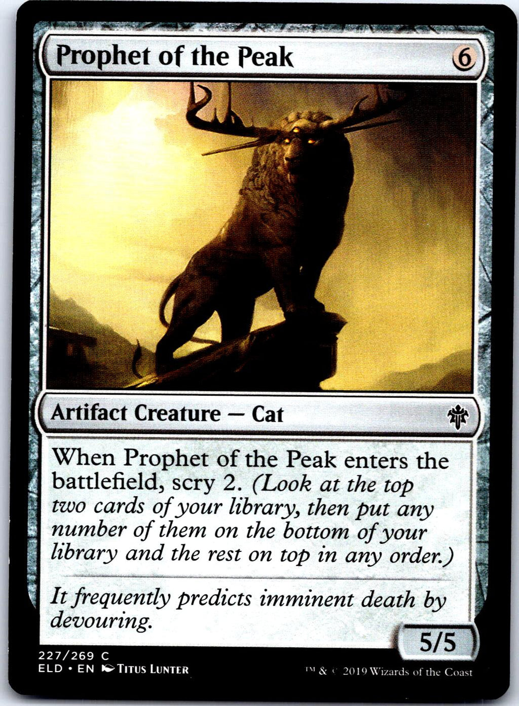 PROPHET OF THE PEAK 227 C MAGIC: THE GATHERING MP