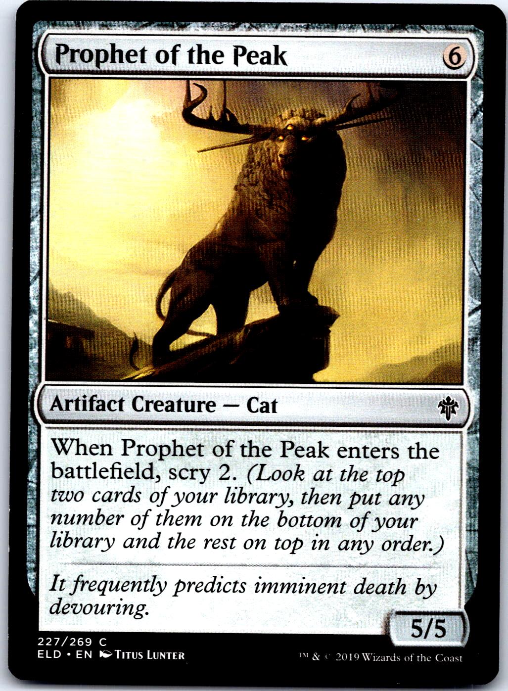 PROPHET OF THE PEAK 227 C MAGIC: THE GATHERING MP