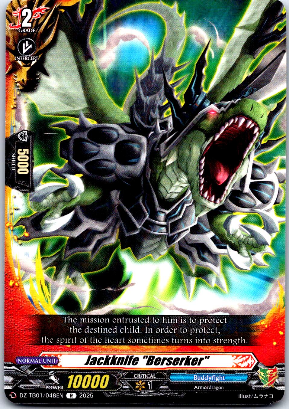 JACKKNIFE "BERSERKER" DZ-TB01/048EN R CARDFIGHT!! VANGUARD LP