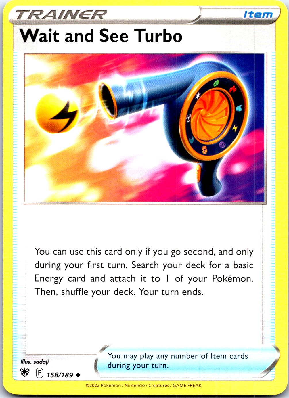 WAIT AND SEE TURBO 158/189 UC POKEMON MP