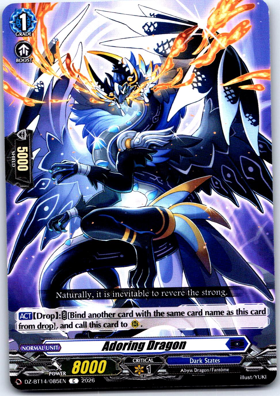 ADORING DRAGON DZ-BT14/085EN C CARDFIGHT!! VANGUARD MP