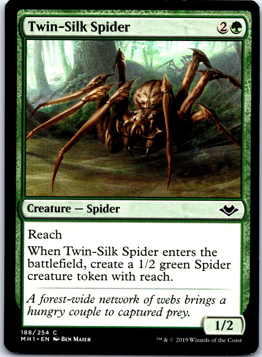TWIN-SILK SPIDER 188 C MAGIC: THE GATHERING MP
