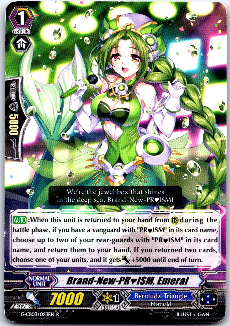BRAND-NEW-PRISM, EMERAL G-CB03/023EN R CARDFIGHT!! VANGUARD MP