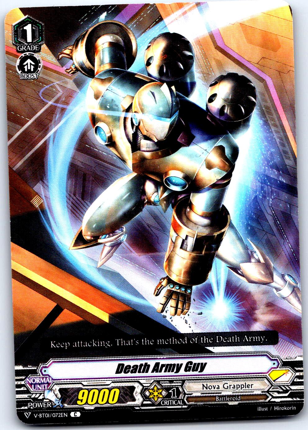 DEATH ARMY GUY V-BT01/072EN C CARDFIGHT!! VANGUARD MP