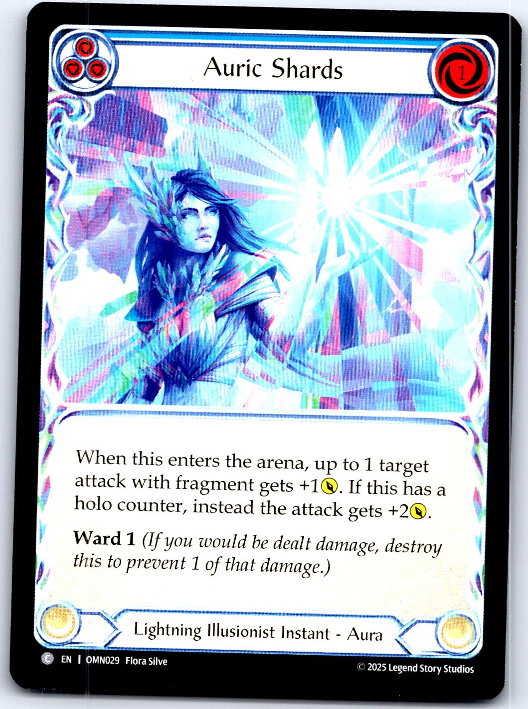AURIC SHARDS (BLUE) OMN029 C FLESH AND BLOOD MP