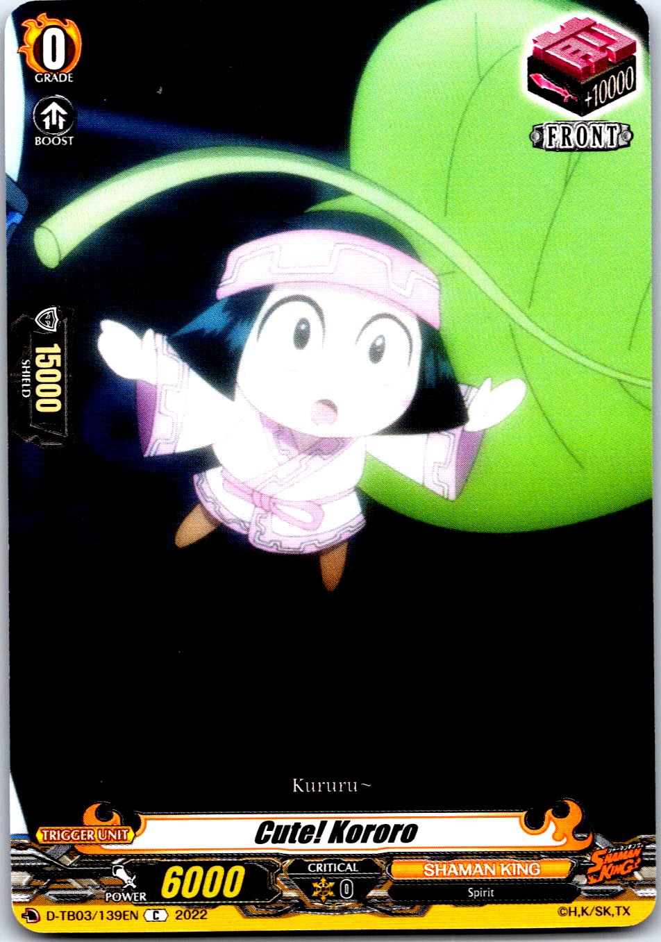 CUTE! KORORO D-TB03/139EN C CARDFIGHT!! VANGUARD MP