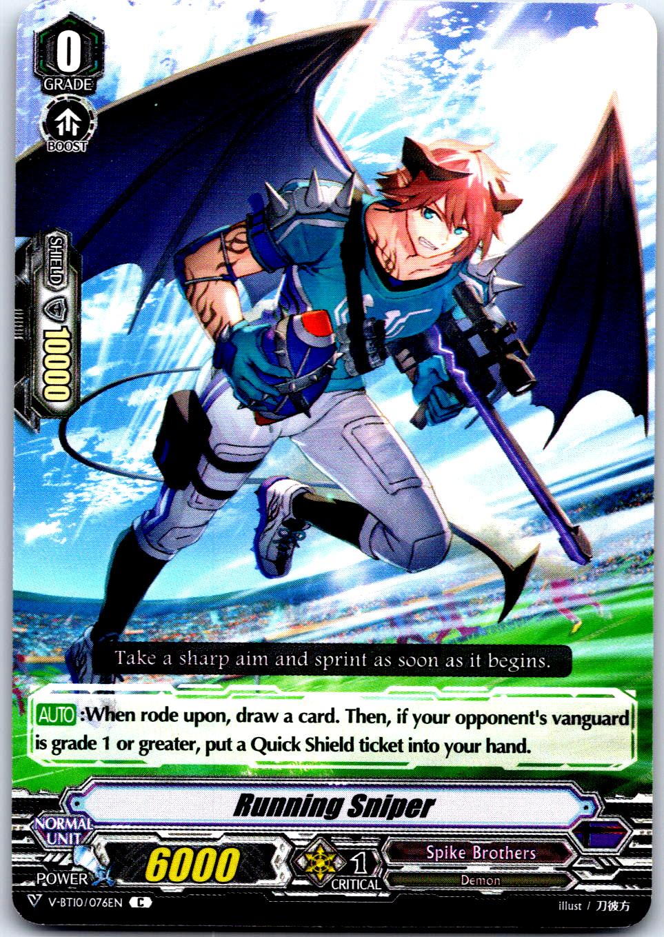 RUNNING SNIPER V-BT10/076EN C CARDFIGHT!! VANGUARD MP