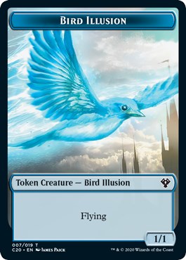 Bird Illusion // Beast (011) Double-Sided Token