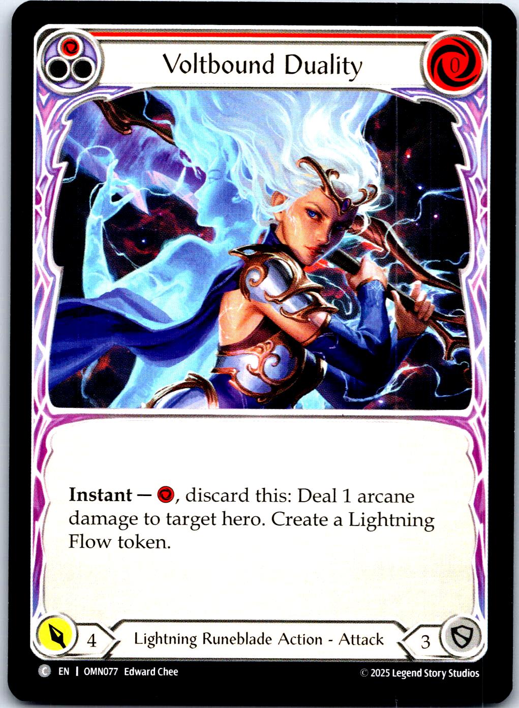 VOLTBOUND DUALITY (RED) OMN077 C FLESH AND BLOOD MP