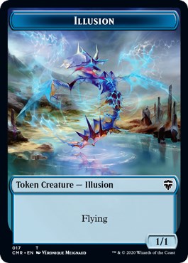 Illusion // Saproling Double-Sided Token