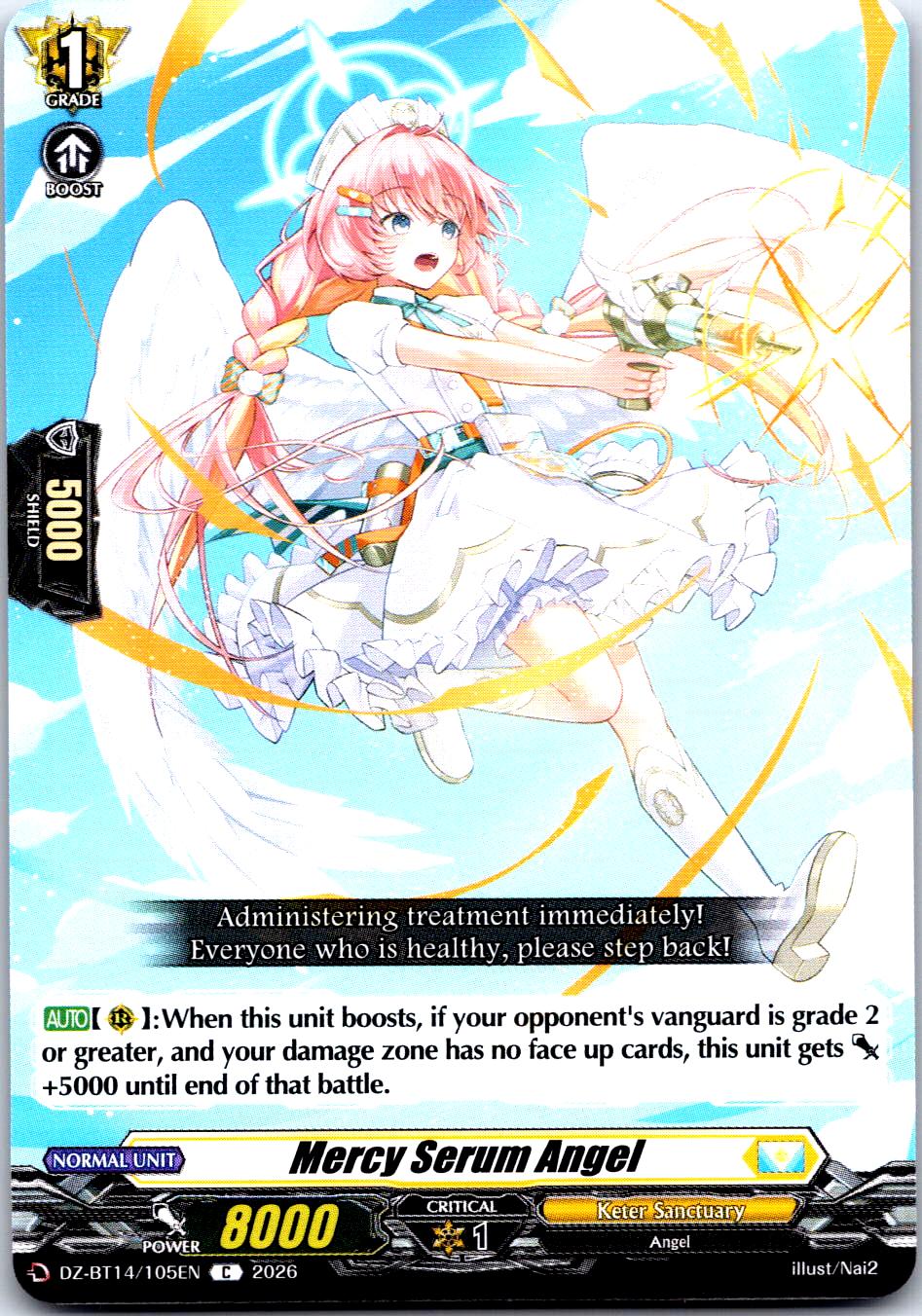MERCY SERUM ANGEL DZ-BT14/105EN C CARDFIGHT!! VANGUARD LP