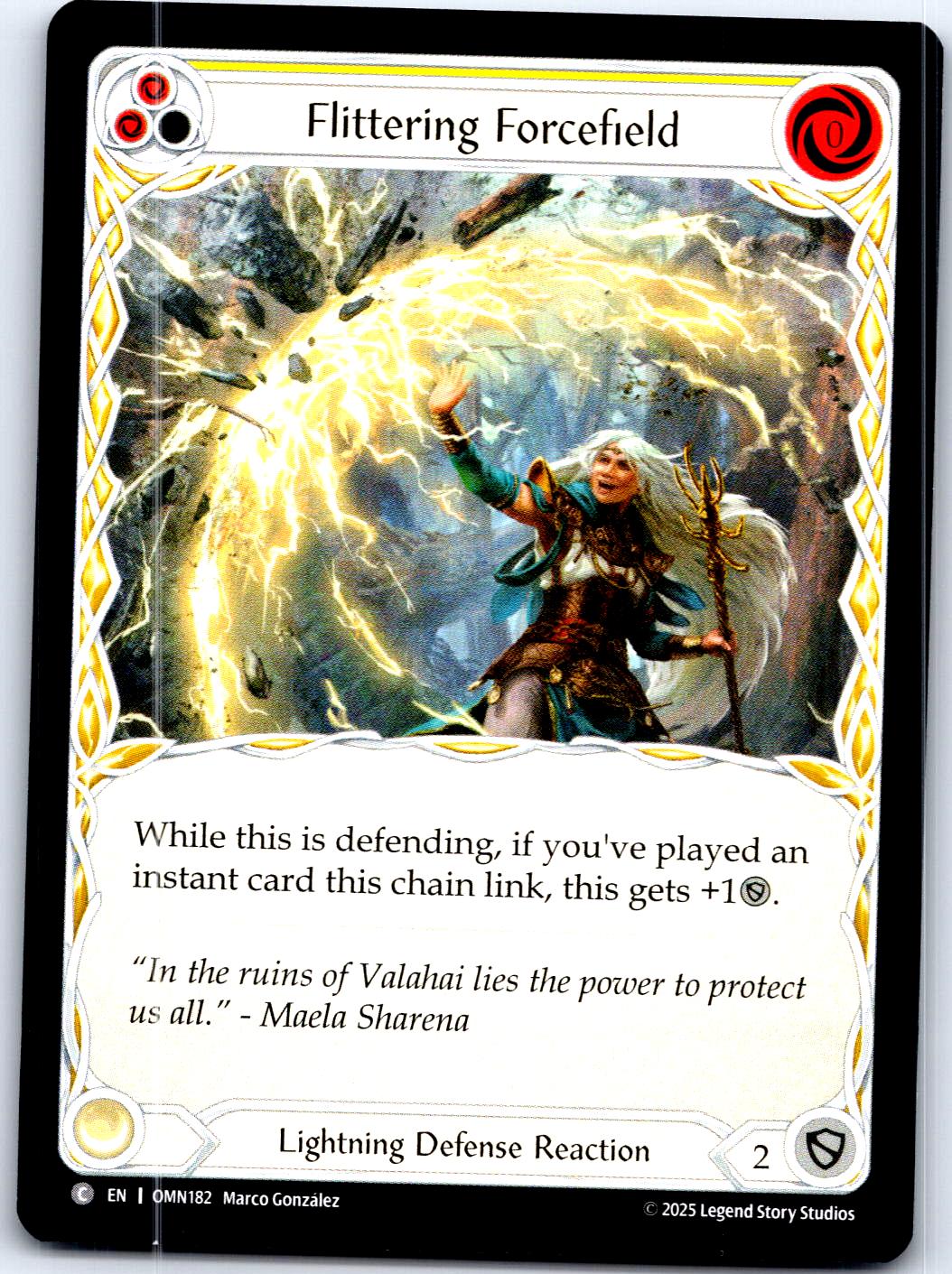 FLITTERING FORCEFIELD (YELLOW) OMN182 C FLESH AND BLOOD MP