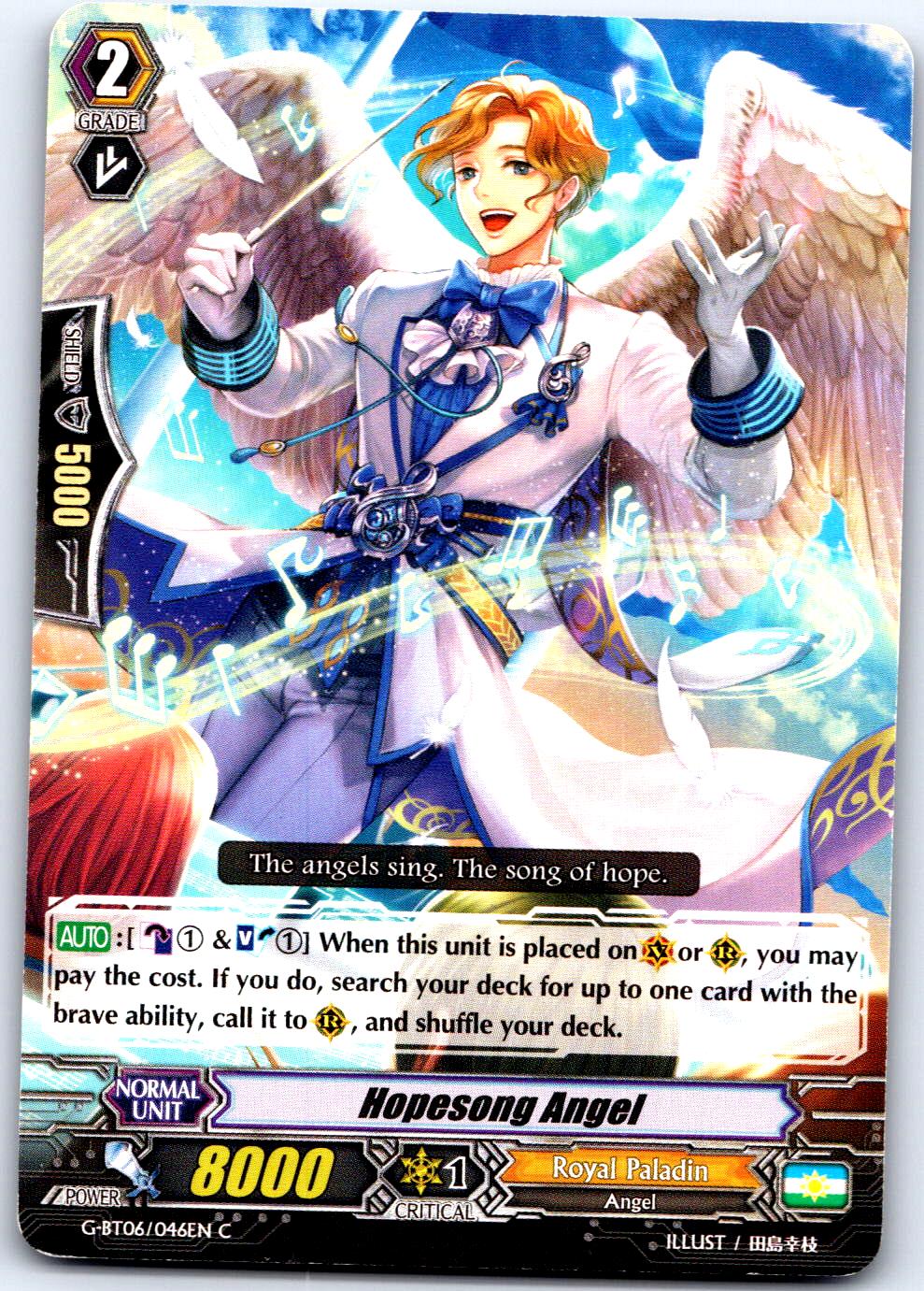 HOPESONG ANGEL G-BT06/046EN C CARDFIGHT!! VANGUARD MP