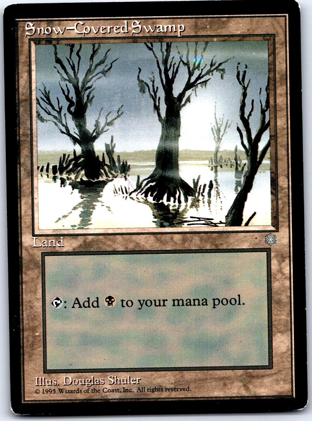 SNOW-COVERED SWAMP 351 LAND MAGIC: THE GATHERING MP