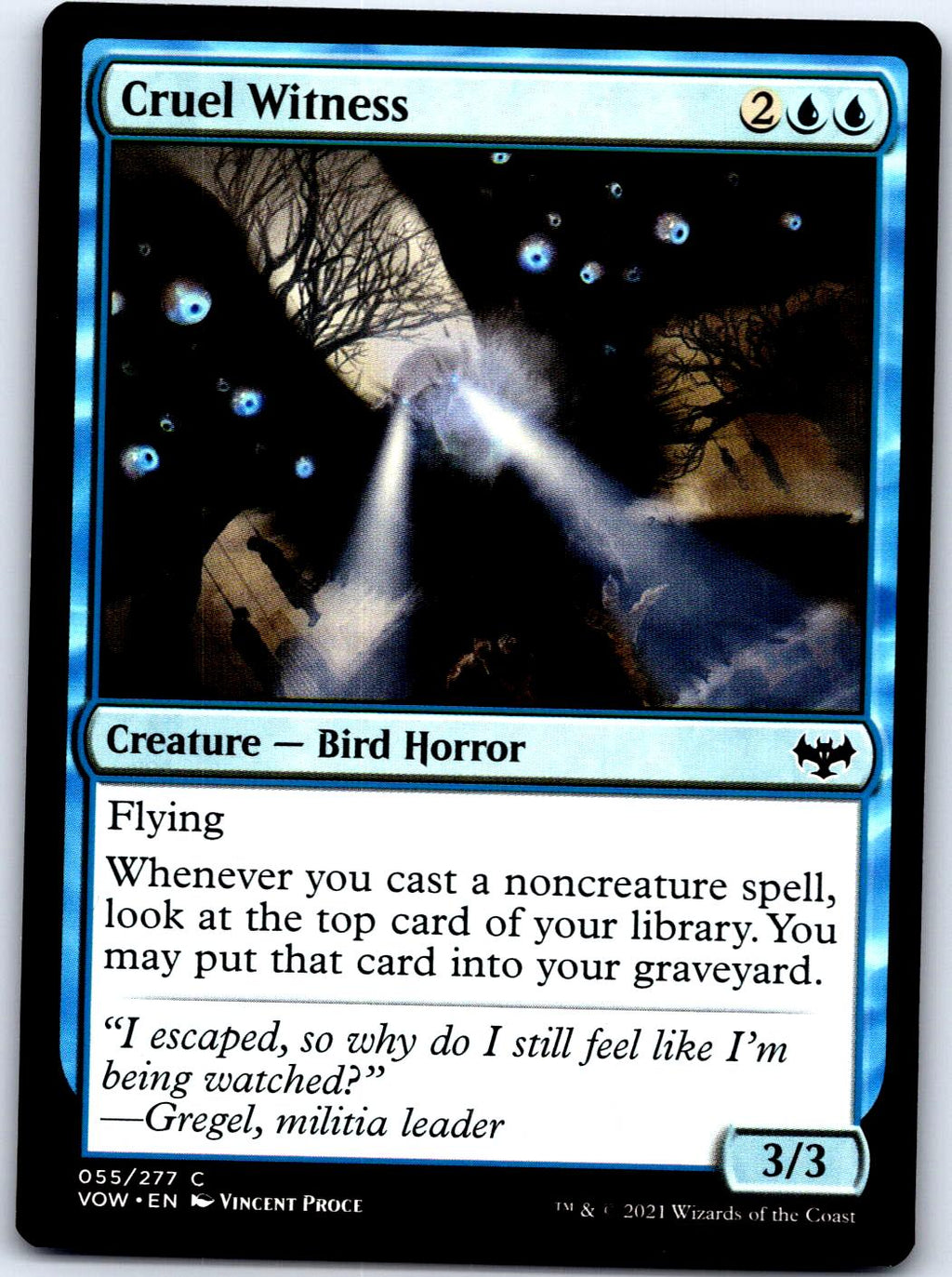 CRUEL WITNESS 55 C MAGIC: THE GATHERING MP
