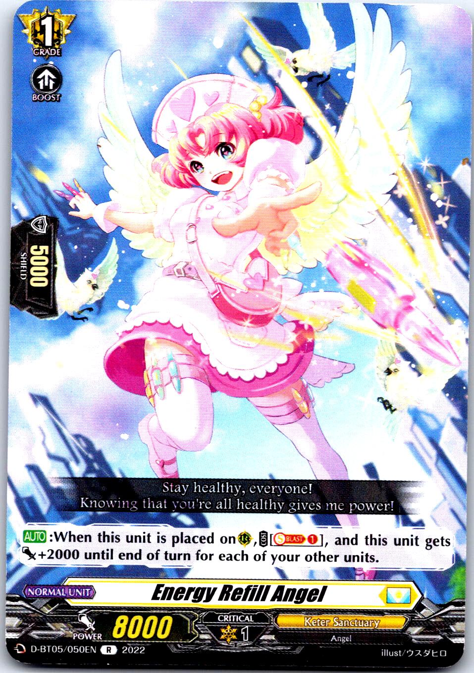 ENERGY REFILL ANGEL D-BT05/050EN R CARDFIGHT!! VANGUARD MP