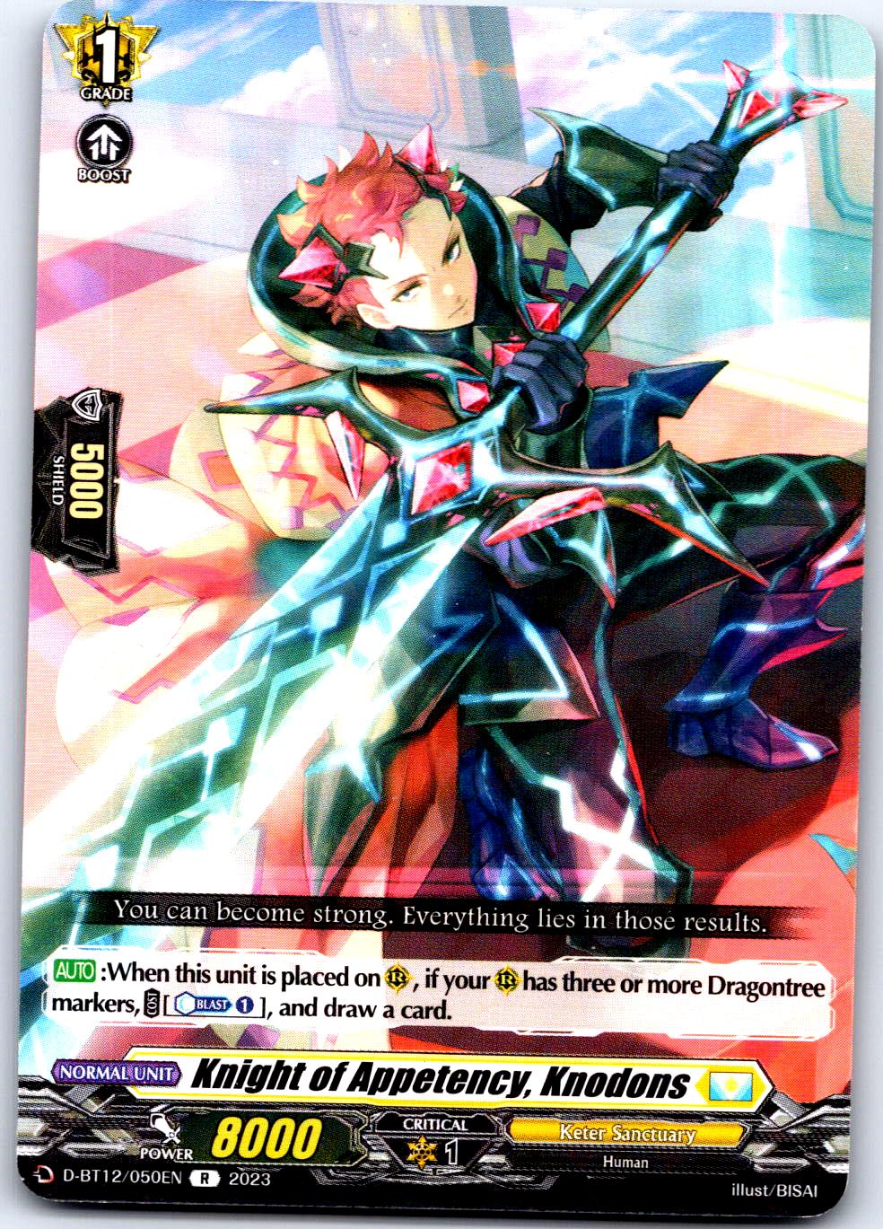 KNIGHT OF APPETENCY, KNODONS D-BT12/050EN R CARDFIGHT!! VANGUARD MP