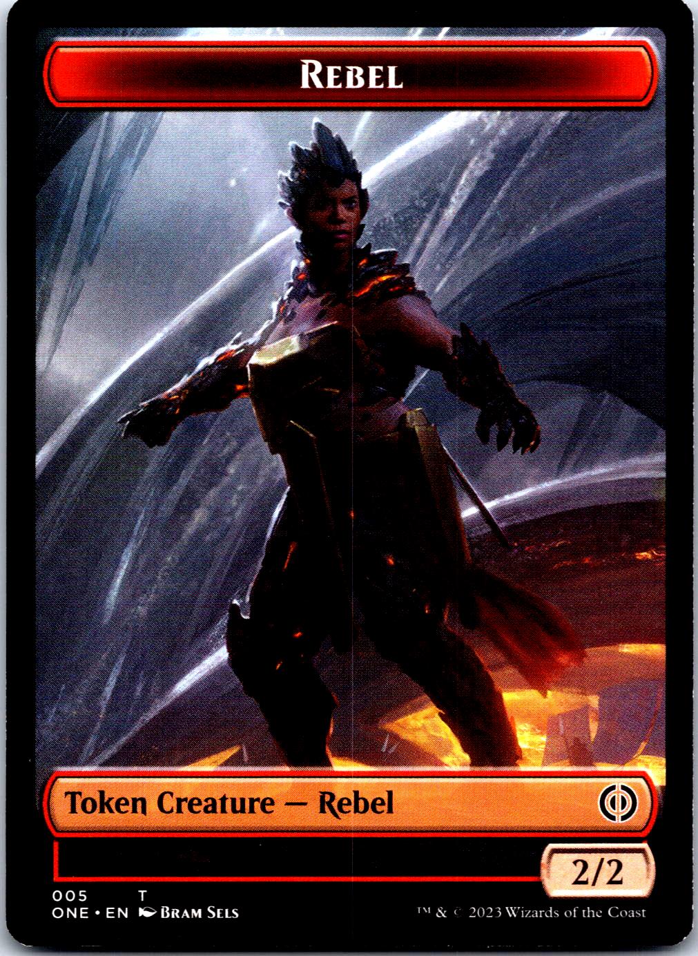 REBEL TOKEN 5 TOKEN MAGIC: THE GATHERING MP